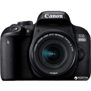 Фотоапарат Canon EOS 800D 18-55мм IS STM Black (1895C019) Офіційна гарантія! в Ужгороді