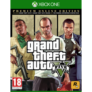 Гра Grand Theft Auto V. Premium Online Edition для Xbox One (Blu-ray диск, Російська версія)