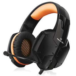 Навушники REAL-EL GDX-7700 SURROUND 7.1 black-orange лучшая модель в Ужгороде