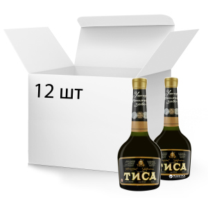 Упаковка Бренди Тиса 6 лет выдержки 42% 0.5 л x 12 шт (4820139280519) в Ужгороде