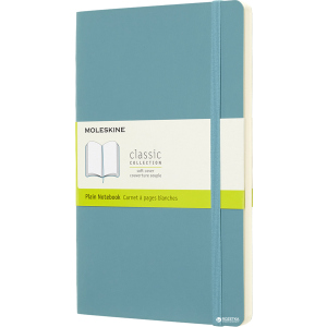 Нотатник Moleskine Classic 13 х 21 см 192 сторінок без линівки, м'яка обкладинка Океанський синій (8058341715529) ТОП в Ужгороді