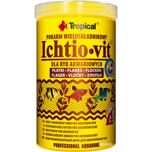 Корм Tropical Ichtio-vit для акваріумних риб у пластівцях 1 л (5900469770061) краща модель в Ужгороді