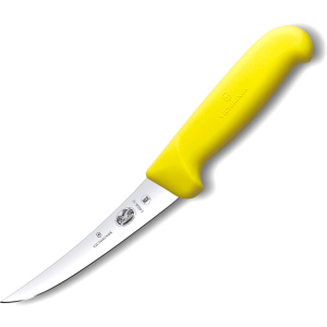 Кухонный нож Victorinox Fibrox обвалочный 120 мм Yellow (5.6608.12) ТОП в Ужгороде