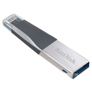 Sandisk iXpand Mini 64 Gb, USB 3.0/Lightning для Apple (SDIX40N-064G-GN6NN) краща модель в Ужгороді