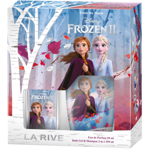 Набор для детей La Rive Frozen II Парфюмированная вода 50 мл + Гель для душа 250 мл (5901832062882) рейтинг