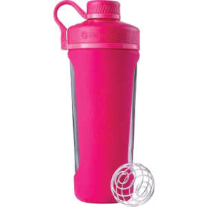 Шейкер BlenderBottle Radian Glass з кулькою 820 мл Рожевий (Glass_Pink) краща модель в Ужгороді