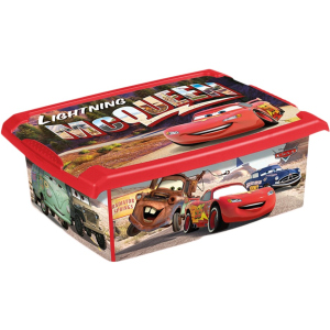 Ящик для зберігання Keeeper Cars 29 x 14 x 39 см 10 л Червоний (2730kee-червоний) краща модель в Ужгороді