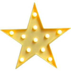 Декоративный LED светильник-ночник UFT Funny Lamp Star Звездочка 27 см (uftfunnylampstar) рейтинг