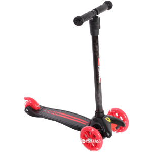 Самокат Ferrari Twist Scooter Black трехколесный (FXK5B) (6950568577992)