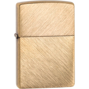 Запальничка Zippo 29830 Herringbone Sweep Brass Золотиста (Zippo 29830) ТОП в Ужгороді