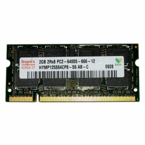 Модуль для ноутбука SoDIMM DDR2 2GB 800 MHz Hynix (HYMP125S64CP8-S6) в Ужгороді