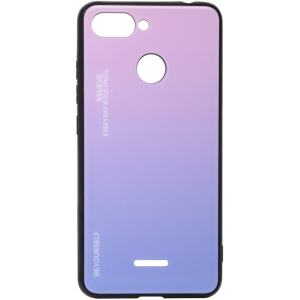 Панель BeCover Gradient Glass для Xiaomi Redmi 6/6A Pink-Purple краща модель в Ужгороді