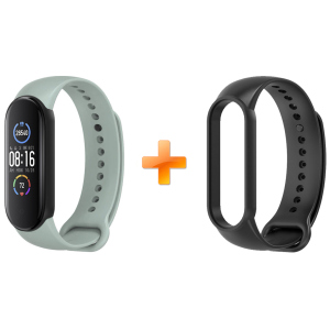 Xiaomi Mi Band 5 MiJobs Dual Color Water Green/Black (MJ5-DSS017WGB) в Ужгороде