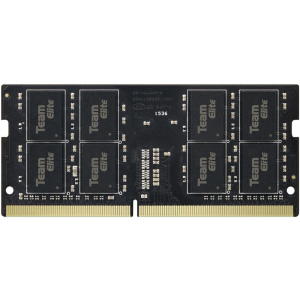 Оперативна пам'ять Team Elite SODIMM DDR4-3200 8192MB PC4-25600 (TED48G3200C22-S01) краща модель в Ужгороді