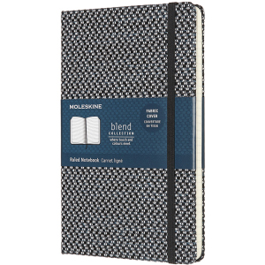 Записная книга Moleskine Blend 19 13 х 21 см 240 страниц в линейку Чёрная Канва (8058647628196) в Ужгороде