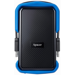 Зовнішній жорсткий диск Apacer USB 2TB AC631 Black/Blue (AP2TBAC631U-1) в Ужгороді