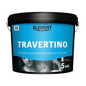 Фасадна декоративна штукатурка TRAVERTINO "ELEMENT DECOR" 5 кг ТОП в Ужгороді