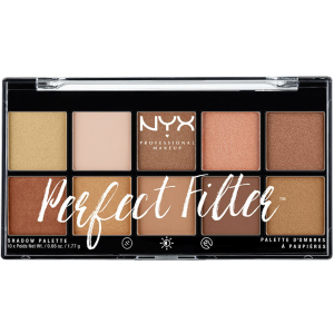 Палетка тіней NYX Professional Makeup Prfct Filter Shdw Plt 01 Golden Hour 17.7 г (800897067526)