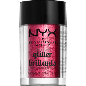 Глиттер NYX Professional Makeup Face & Body Glitter 09 Red 2.5 г (800897846817) лучшая модель в Ужгороде