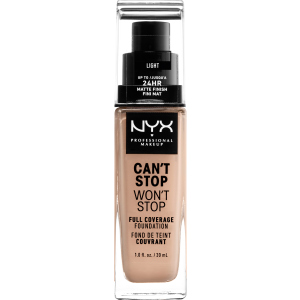 Жидкая тональная основа NYX Professional Makeup Can`t Stop Won`t Stop 24-Hour Foundation 05 Light 30 мл (800897157203) в Ужгороде