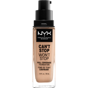 хорошая модель Жидкая тональная основа NYX Professional Makeup Can`t Stop Won`t Stop 24-Hour Foundation 07 Natural 30 мл (800897157234)