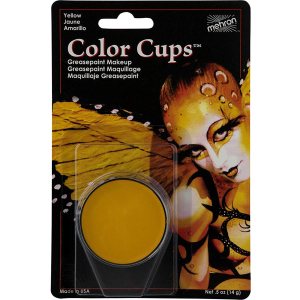 Кремовый грим Mehron Color Cups Yellow 12 г (CCC-Y) (764294502045) лучшая модель в Ужгороде