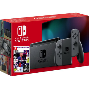 Nintendo Switch Gray (Upgraded version) + Гра FIFA 21 Legacy Edition (російська версія) в Ужгороді