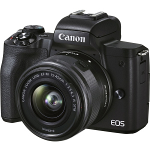 Фотокамера Canon EOS M50 Mark II Premium Live Stream Kit Black (4728C059) Офіційна гарантія! краща модель в Ужгороді