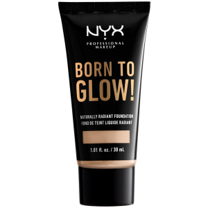 Тональна основа NYX Professional Makeup Born to Glow з натуральним сяючим фінішом 02 Alabaster 30 мл (800897190309) ТОП в Ужгороді