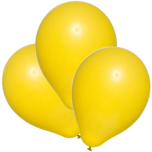 Набор Воздушные шарики Susy Card Желтые 20 см 100 шт (40011400) в Ужгороде