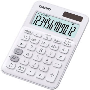 Калькулятор Casio 12 розрядний 105х149.5х22.8 (MS-20UC-WE-S-ES) ТОП в Ужгороді