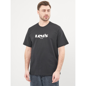 Футболка Levi's SS Relaxed Fit Tee Mv SSnl Logo Caviar 16143-0084 S (5400898765718) лучшая модель в Ужгороде