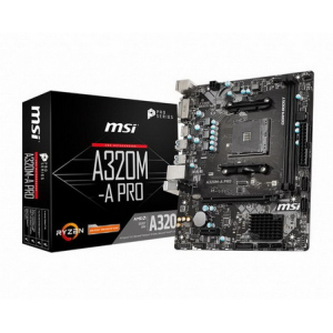 MSI A320M-A Pro Socket AM4