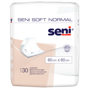 Одноразові пелюшки Seni Soft Normal 60х60 см 30 шт (5900516692568) ТОП в Ужгороді