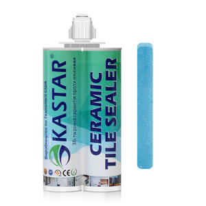 Двухкомпонентная эпоксидная фуга затирка Kastar Ceramic Tile Sealant Голубая лагуна, 400мл. надежный