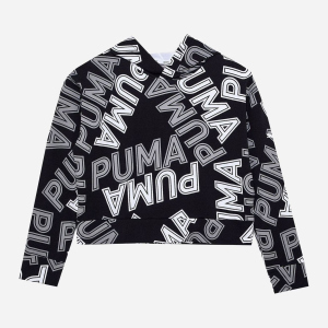 Худі дитяче Puma Modern Sports Hoody 58143201 176 см Black-AOP (4062451246723) ТОП в Ужгороді