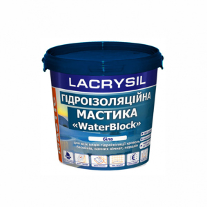 Мастика гідроізоляційна Lacrysil "WaterBlock" 3кг в Ужгороді