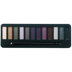 Тіні для повік W7 In The Night Eye Colour Palette палетка 12 кольорів smoky silver and deep sinks 15.6 г (5060294398141) краща модель в Ужгороді