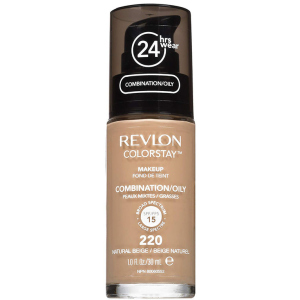 Тональний крем Revlon ColorStay комбінована та жирна шкіра з дозатором 220 Natural Beige 30 мл (309974700054) в Ужгороді