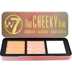 Хайлайтер для лица W7 The Cheeky Trio bronzer,blusher,highlighter 21 г (5060406141122) лучшая модель в Ужгороде