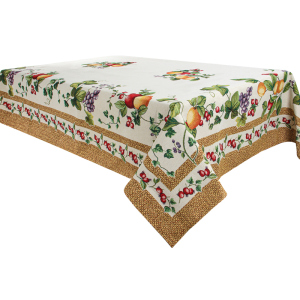 Скатертина гобеленова Lefard Home Textile Гранати 140x140 см (732-130) в Ужгороді