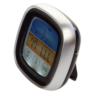 Электронный термометр для мяса Supretto с ЖК дисплеем Серебро (5982-0001) в Ужгороде