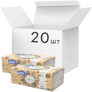 Упаковка бумажных полотенец Grite Ecological FT двухслойных 20 пачек по 150 листов (4770023350210) в Ужгороде