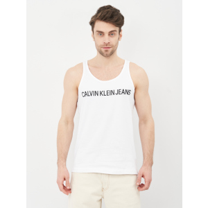 Майка Calvin Klein Institutional Logo Reg Tank J30J315249-YAF L Ck White (8719852659008) ТОП в Ужгороді