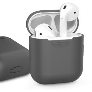 Класичний Силіконовий чохол AhaStyle для Apple AirPods Gray (AHA-01020-GRY) в Ужгороді