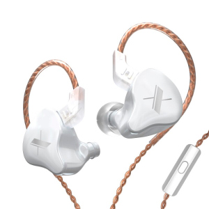 Навушники KZ ZS5 (EDX) з мікрофоном white краща модель в Ужгороді