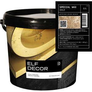 Декоративный воск Elf DecorSpecial Wax 1 л Gold (mba1d124w) лучшая модель в Ужгороде