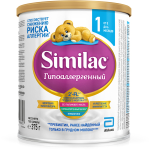 купить Сухая молочная смесь Similac Гипоаллергенная 1 375 г (8427030006857)