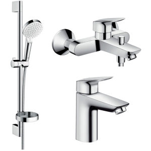 Набір змішувачів HANSGROHE Logis 1082019 (71100000+71400000+26553400) в Ужгороді