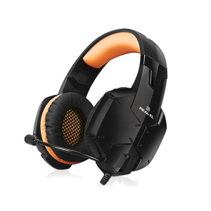 купити Навушники гарнітура накладні REAL-EL GDX-7700 Black/Orange